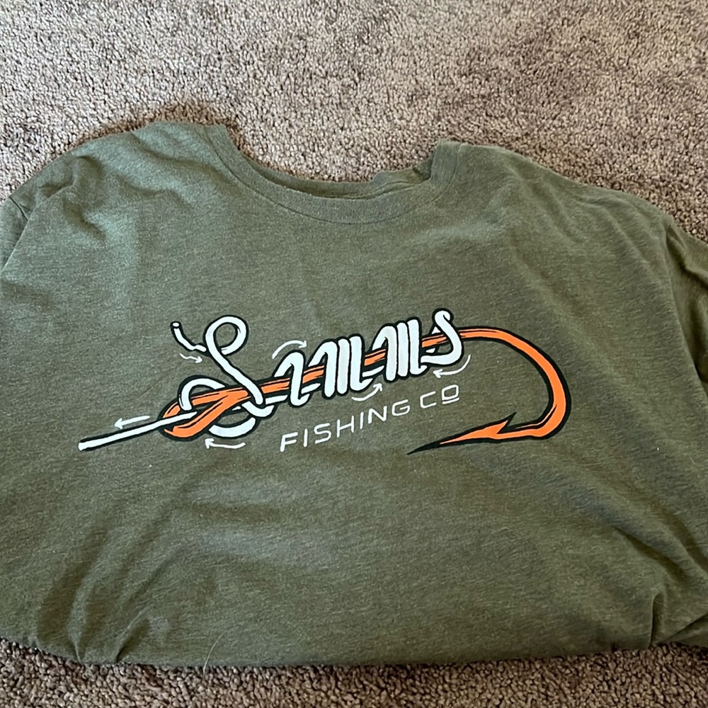 Sims fishing men’s large T-shirt